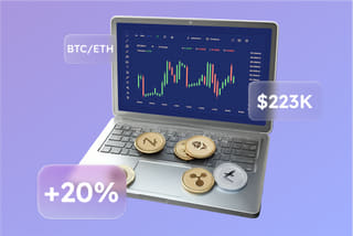 Technology visualisation of an AI automated trading system on Crypto Lase
