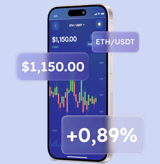 Crypto Lase platform interface for multi-asset trading solutions